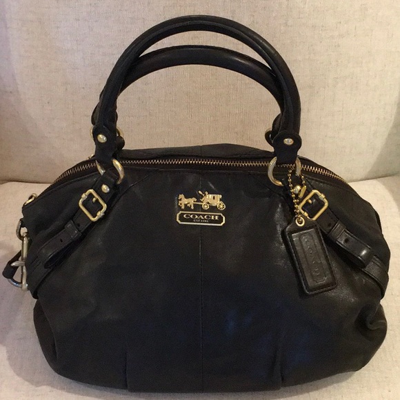 Coach Handbags - PRICE DROP! Coach Madison Leather Sophia Satchel